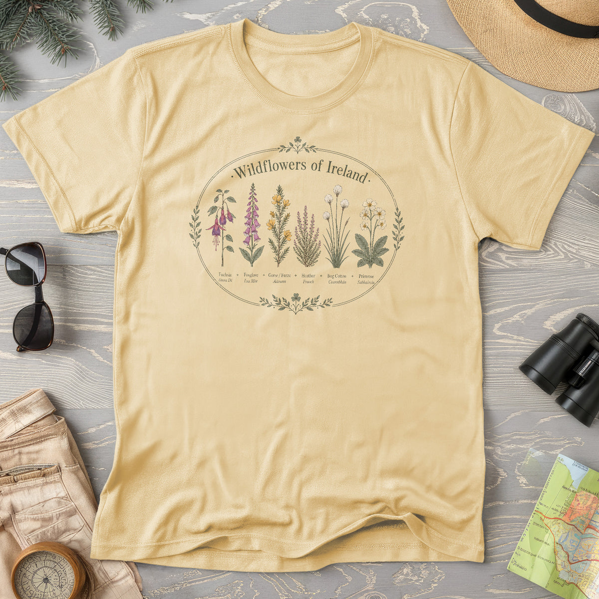 Wildflowers Of Ireland T-Shirt