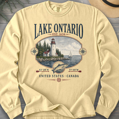 Lake Ontario Retro 90's Long Sleeve Shirt