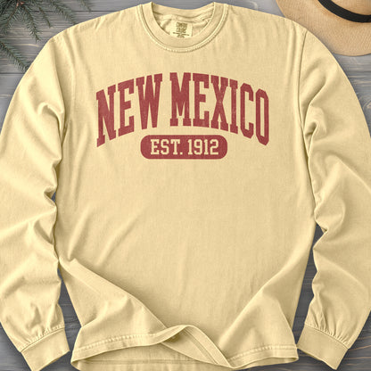 New Mexico Est 1912 Comfort Colors 6014 Long Sleeve