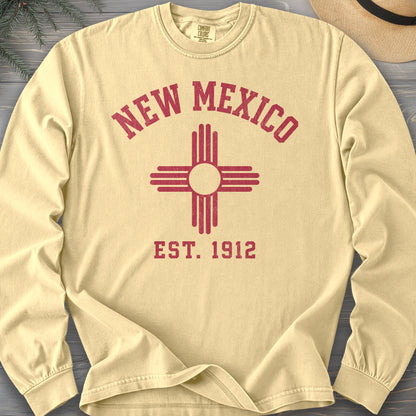 New Mexico Flag Comfort Colors 6014 Long Sleeve
