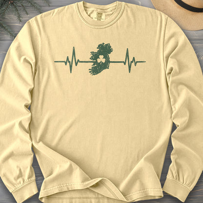 Ireland Heartbeat Comfort Colors 6014 Long Sleeve