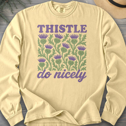 Thistle Do Nicely Comfort Colors 6014 Long Sleeve