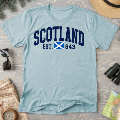 Scotland Varsity Flag Comfort Colors T-Shirt