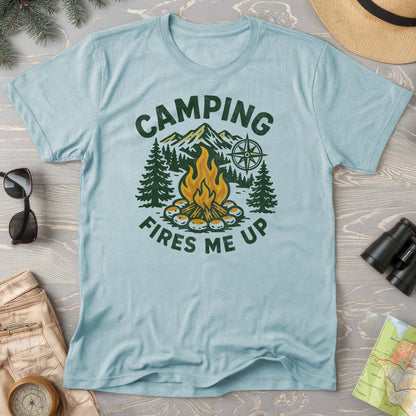 Camping Fires Me Up Comfort Colors T-Shirt