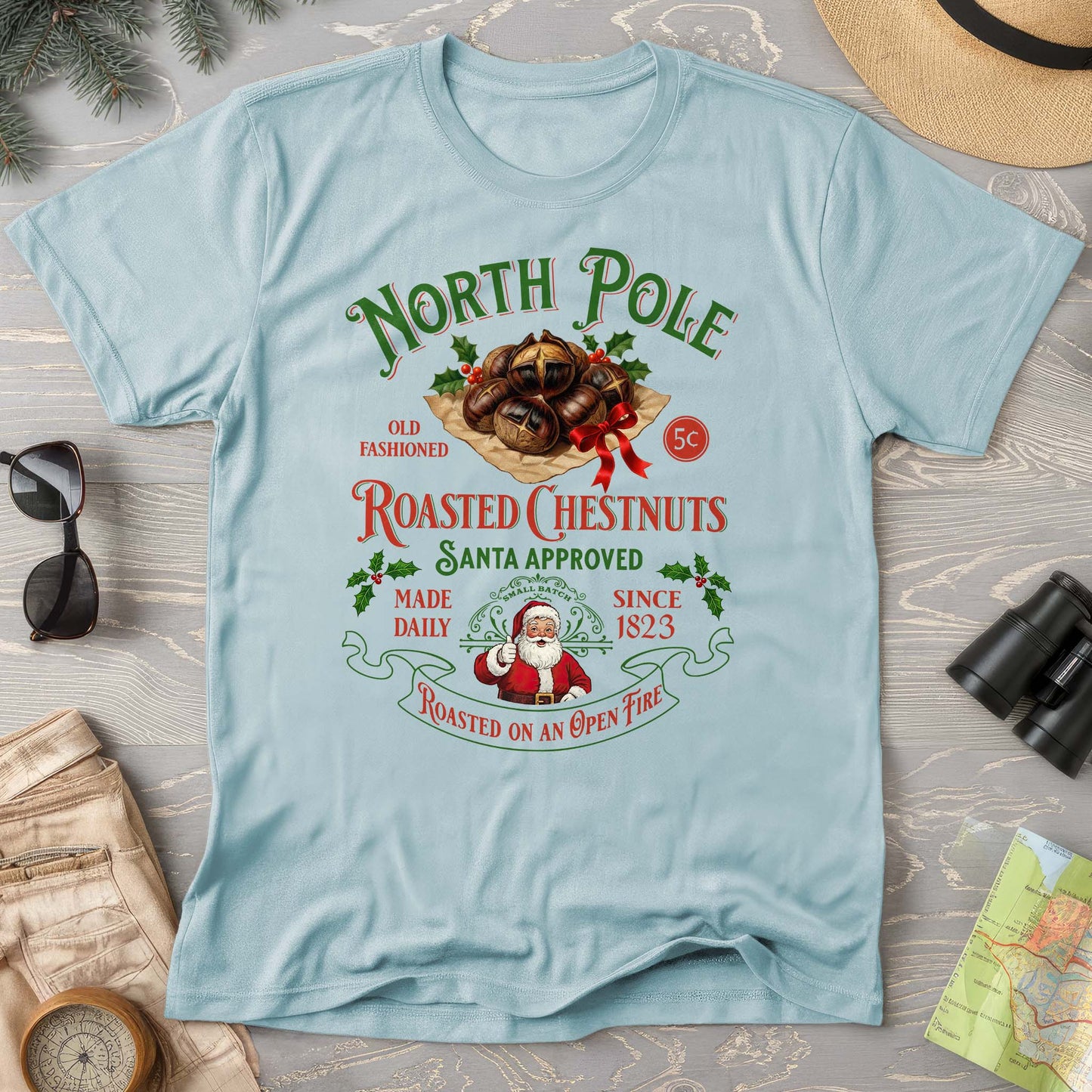 North Pole Roasted Chestnuts Comfort Colors T-Shirt
