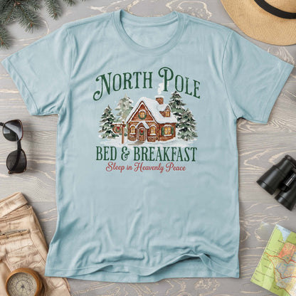 North Pole Bed and Breakfast "Heavenly Peace" Comfort Colors T-Shirt