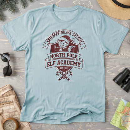 North Pole Elf Academy Comfort Colors T-Shirt