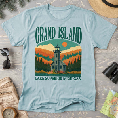 Grand Island Michigan "Big and Bold" Comfort Colors T-Shirt