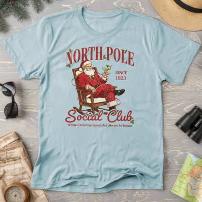 North Pole Social Club Comfort Colors T-shirt