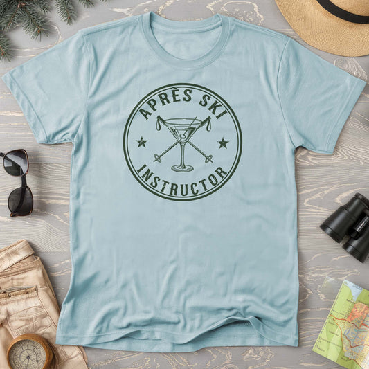 Après Ski Instructor "Vintage Badge" T-shirt