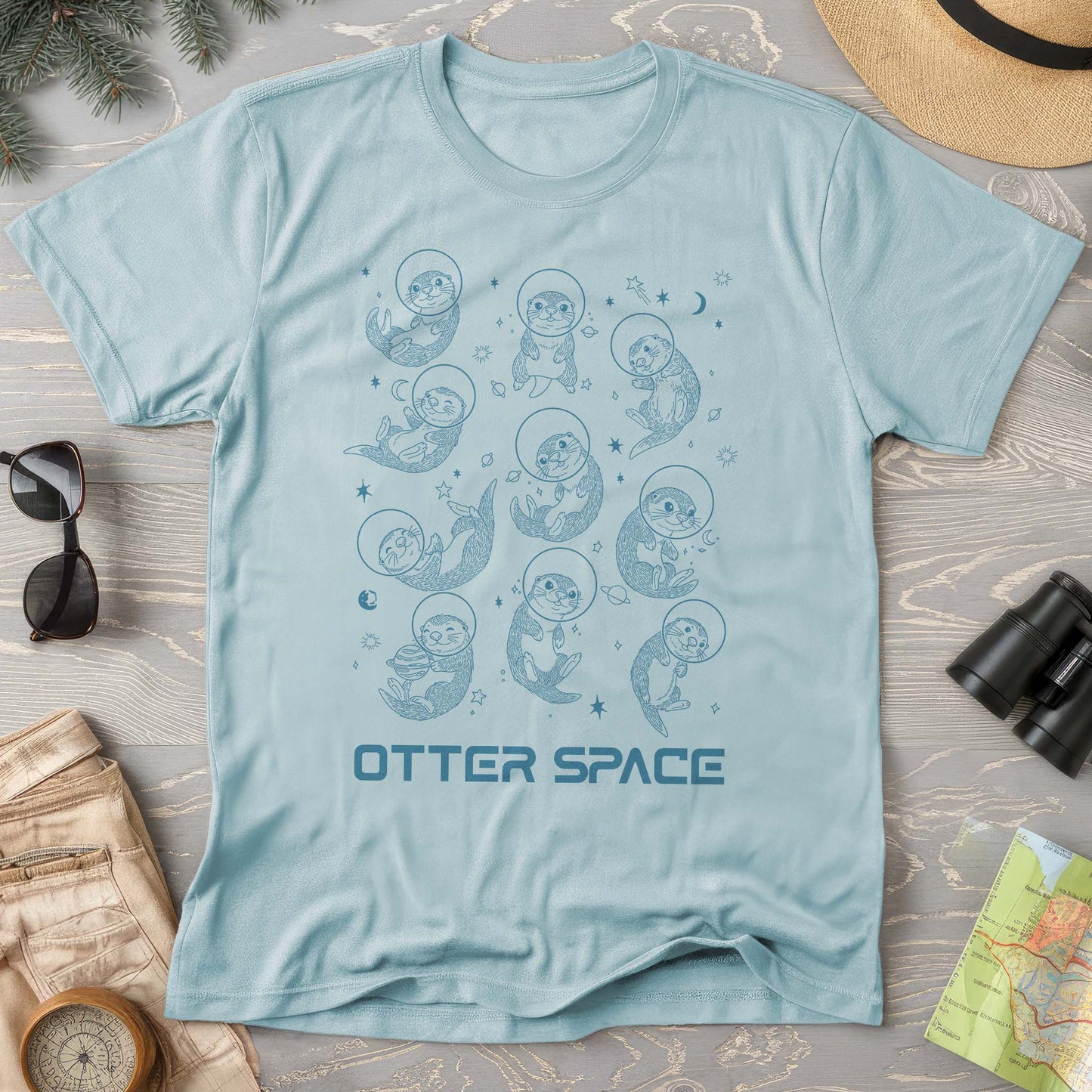 Otter Space Comfort Colors T-shirt