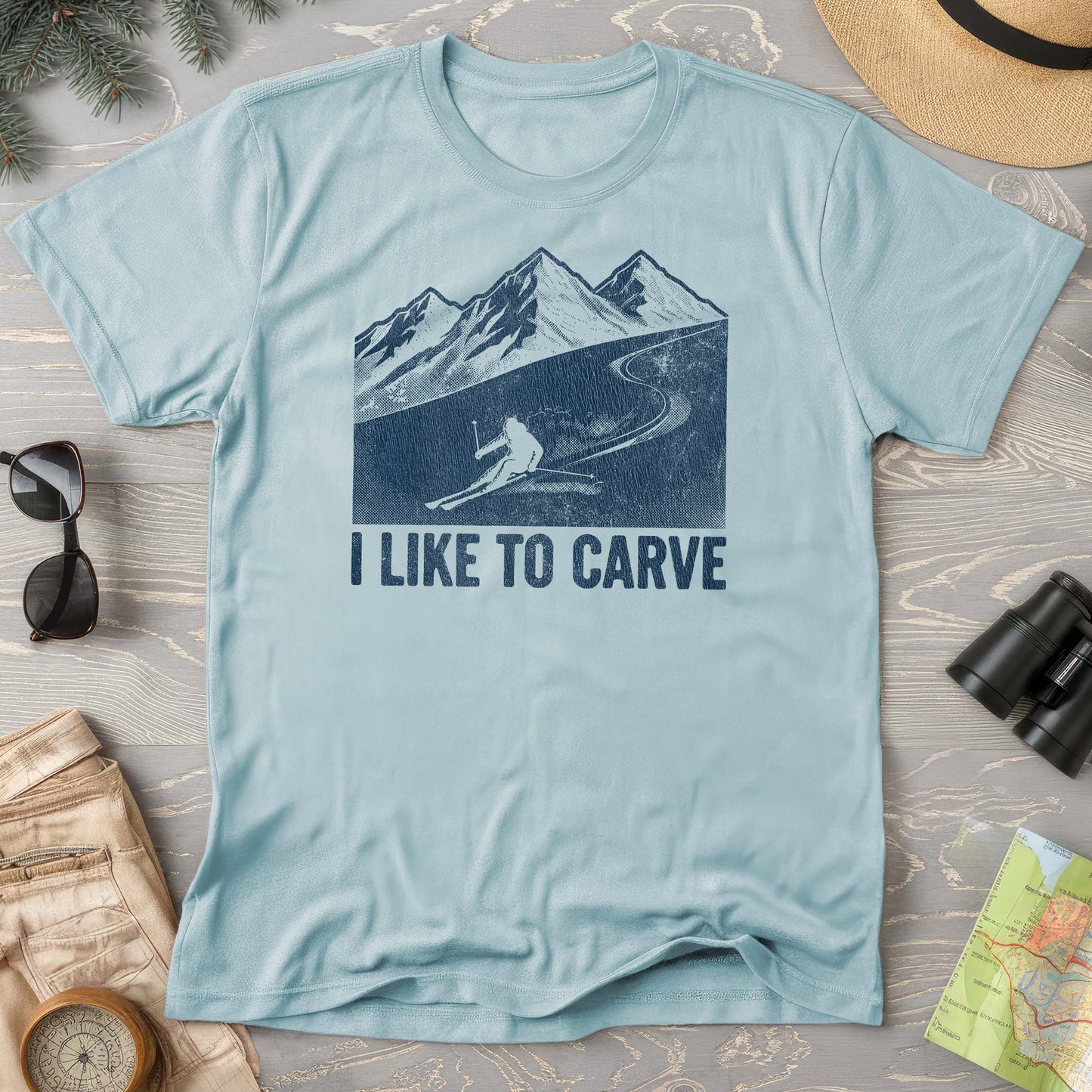 I Like To Carve Comfort Colors T-shirt