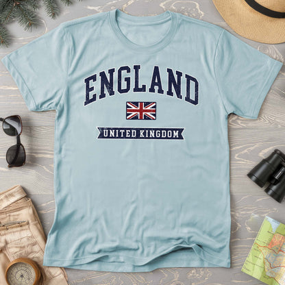 England Varsity Flag Comfort Colors T-shirt