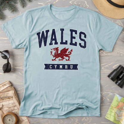 Wales Varsity Dragon Comfort Colors T-shirt