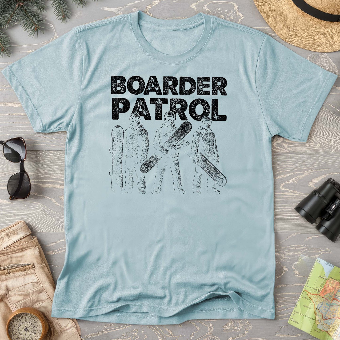 Boarder Patrol T-shirt
