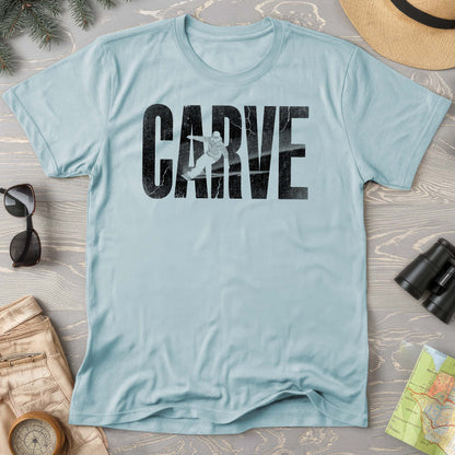 Carve Snowboard Comfort Colors T-shirt