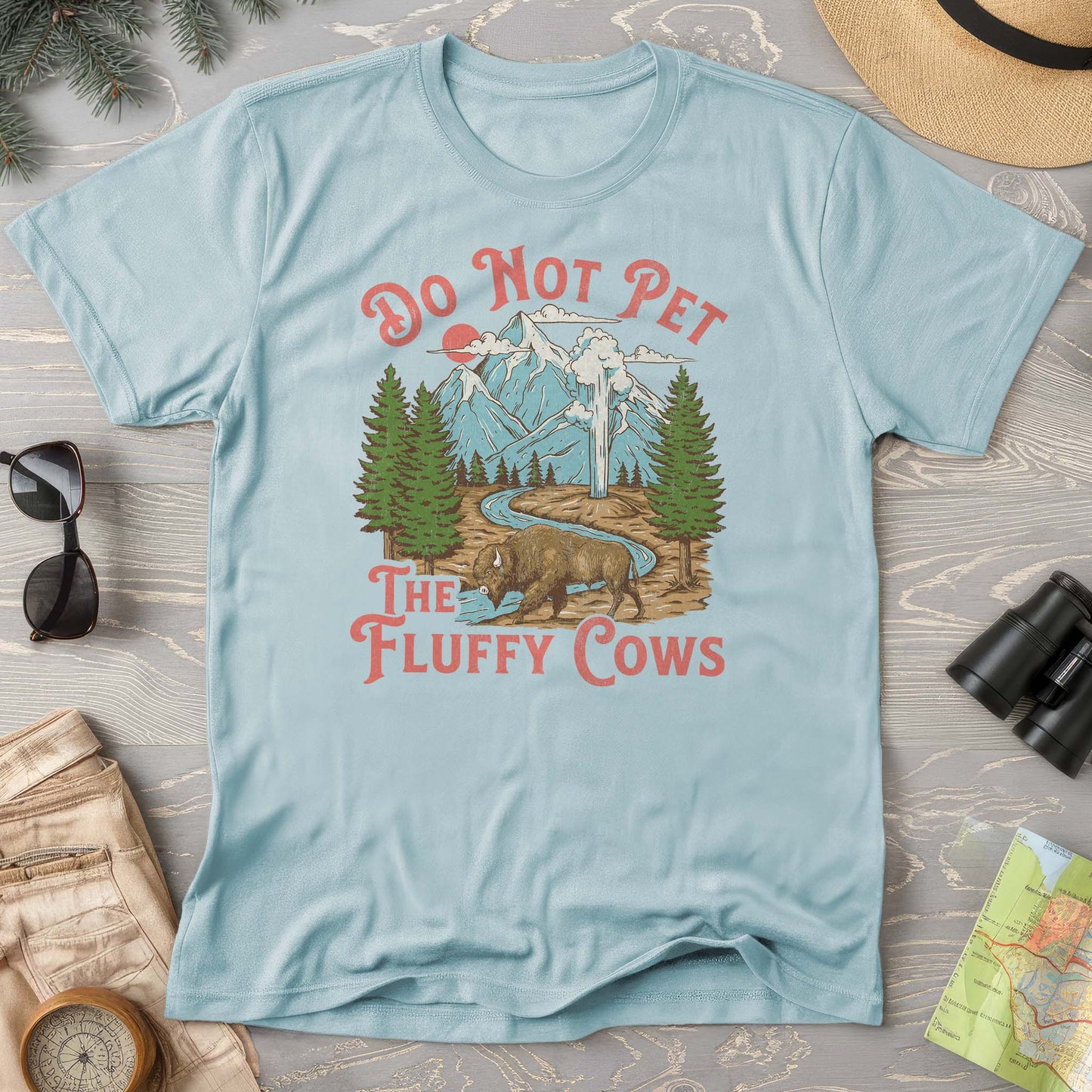 Fluffy Cows Yellowstone T-Shirt