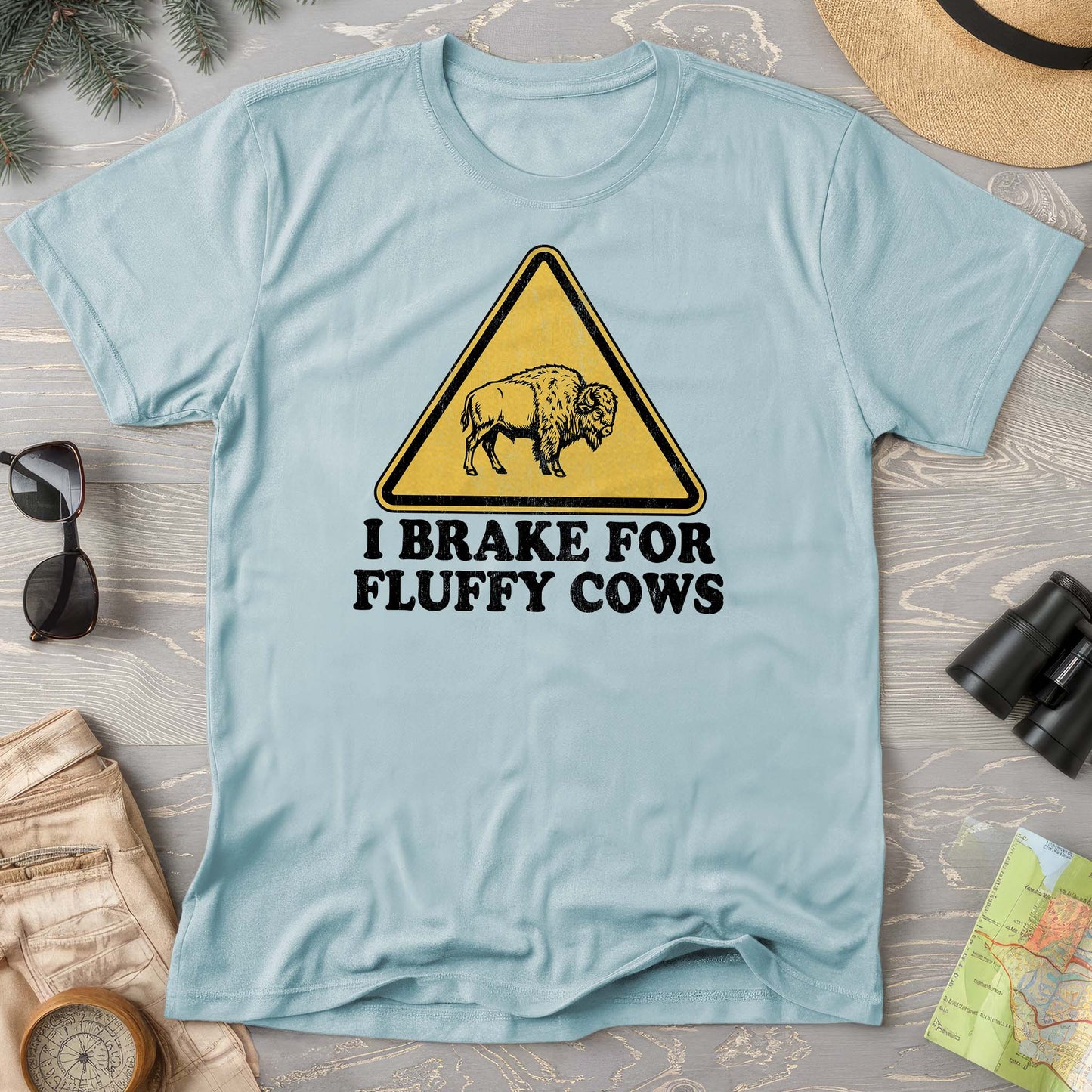 Brake For Fluffy Cows T-Shirt