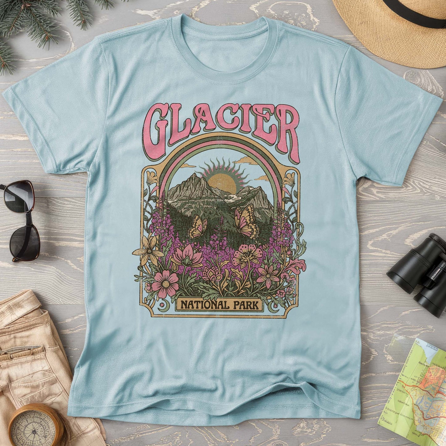 Glacier Butterfly T-Shirt