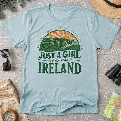 Just a Girl Who Loves Ireland T-Shirt