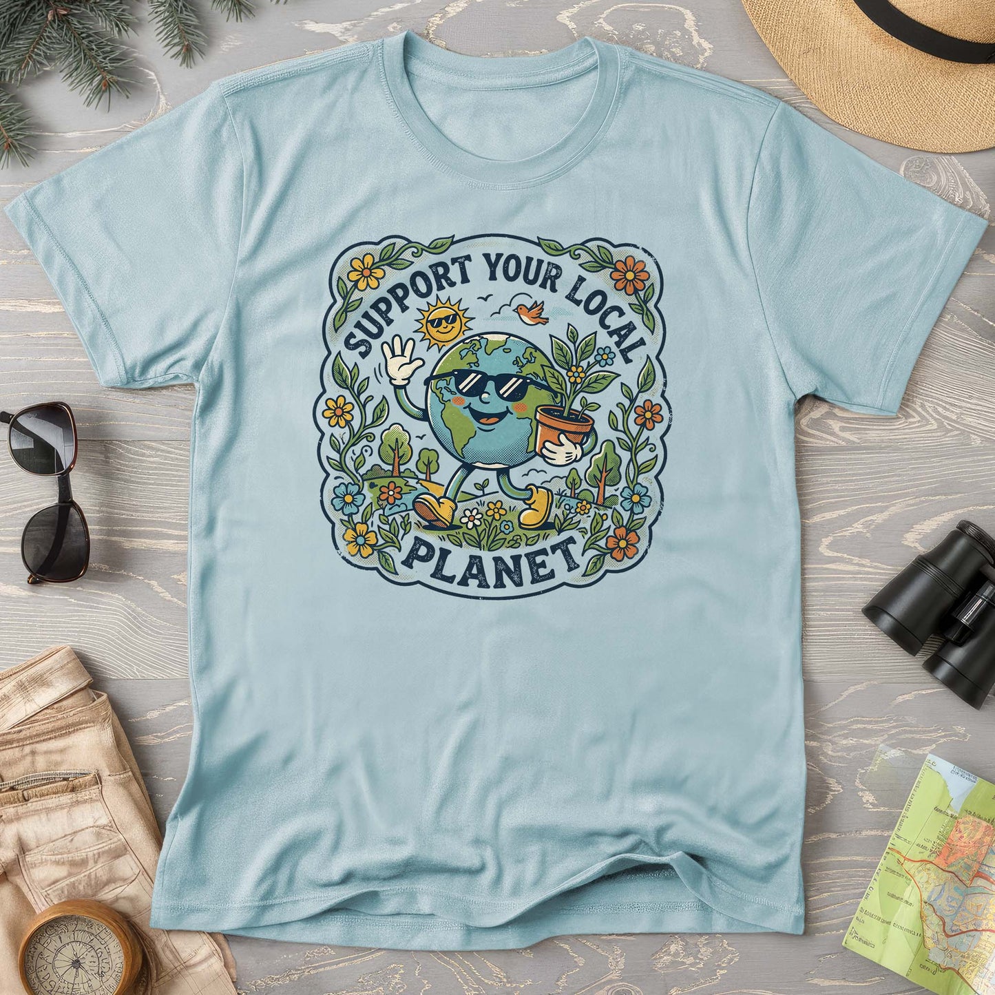 Support Your Local Planet T-Shirt