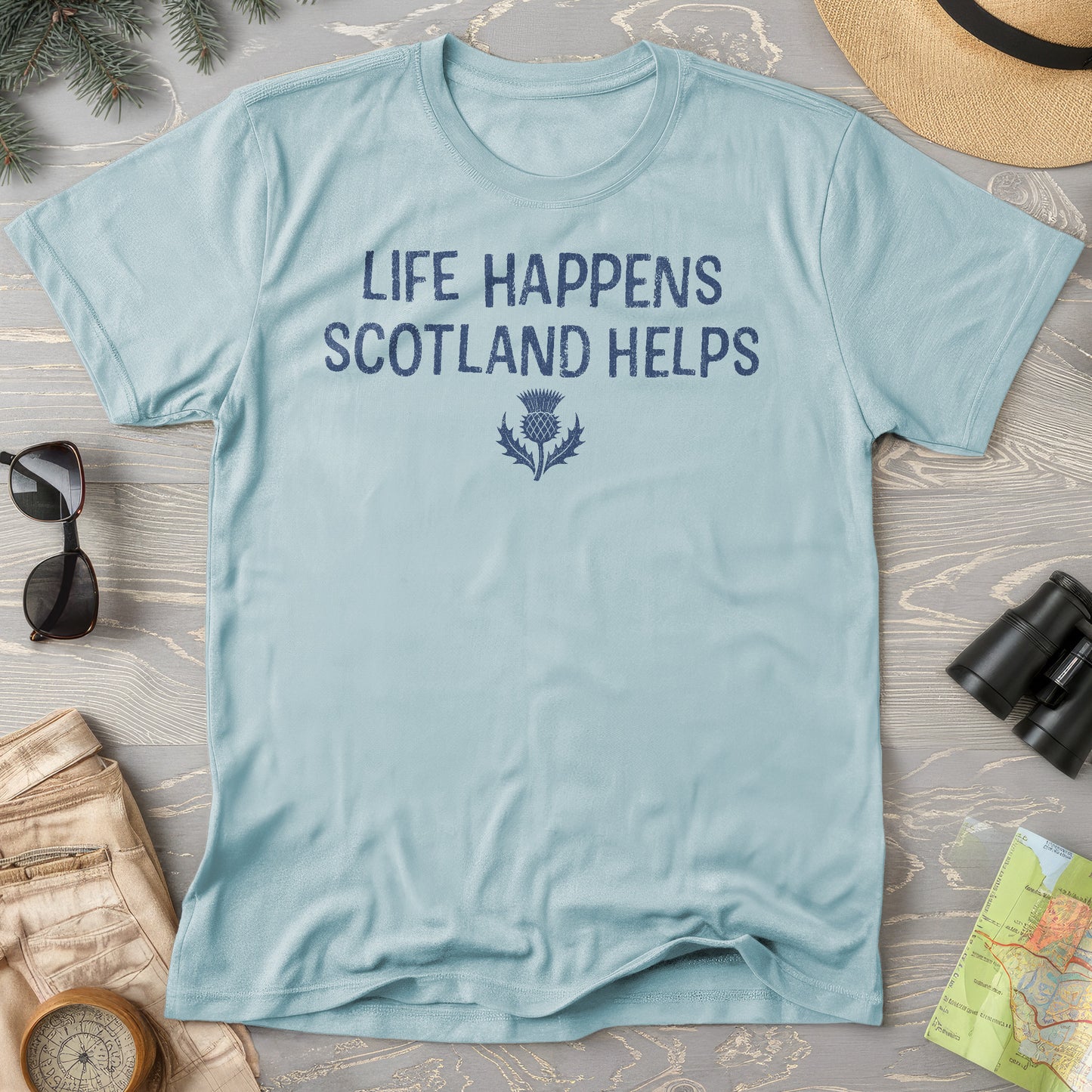 Life Happens Scotland T-Shirt