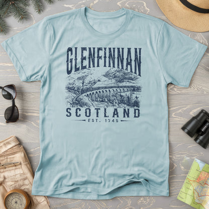 Glenfinnan Scotland Sketch T-Shirt