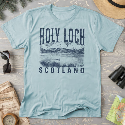 Holy Loch Scotland Sketch T-Shirt