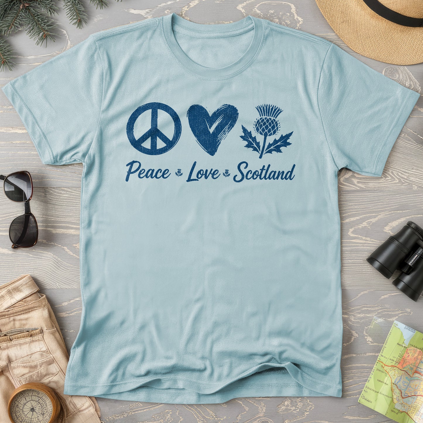 Peace Love Scotland T-Shirt