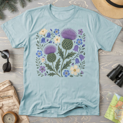 Scottish Thistle Floral T-Shirt