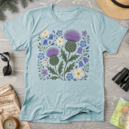Scottish Thistle Floral T-Shirt