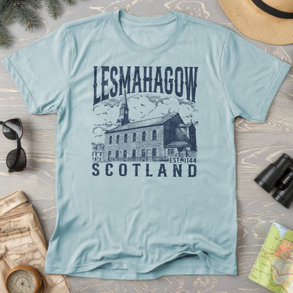 Lesmahagow Scotland Sketch T-Shirt