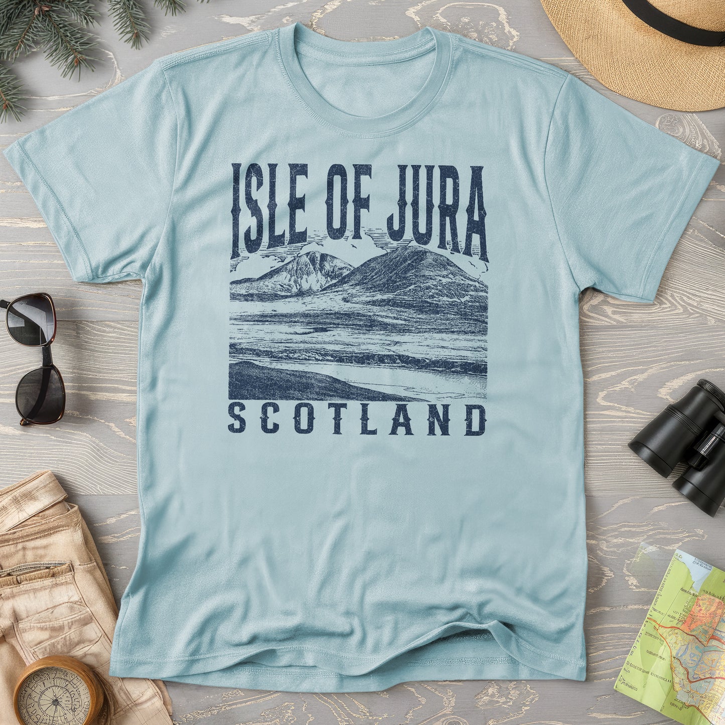 Isle of Jura Scotland Sketch T-Shirt