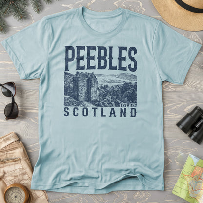 Peebles Scotland Sketch T-Shirt