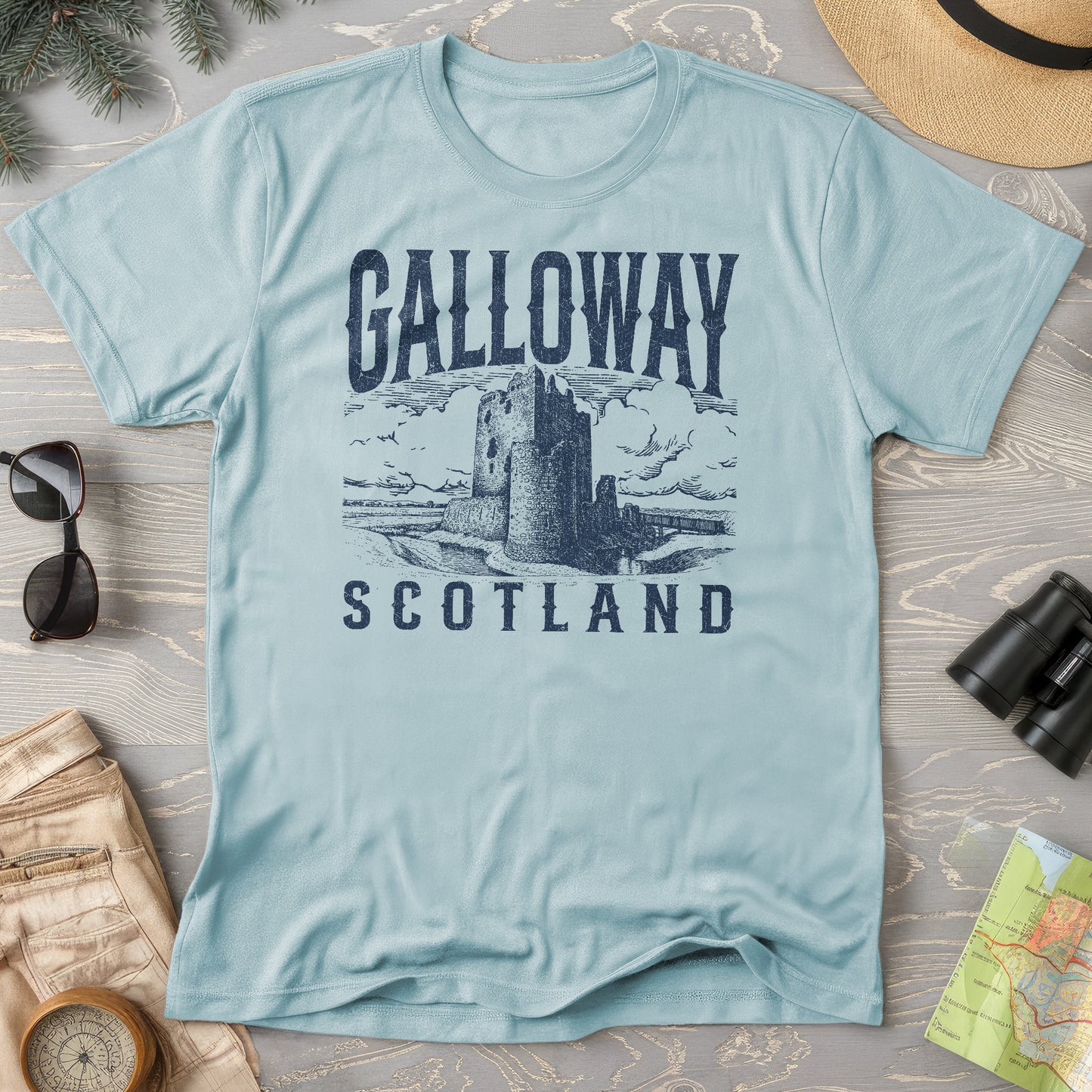Galloway Scotland Sketch T-Shirt