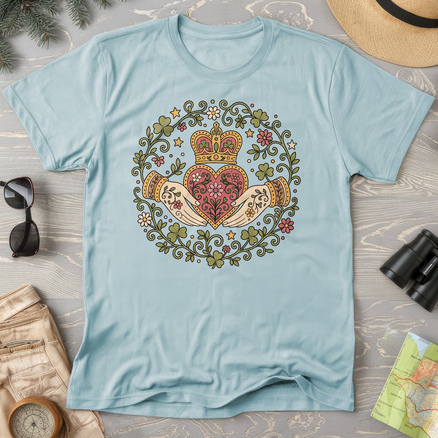 Claddagh Florals T-Shirt