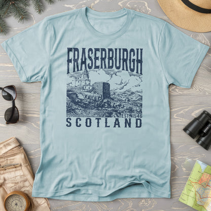Fraserburgh Scotland Sketch T-Shirt