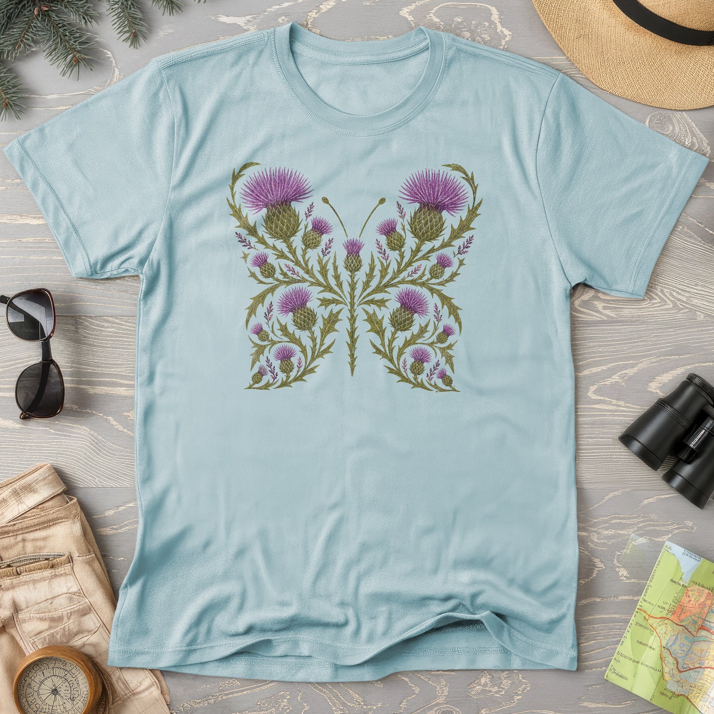 Thistle Butterfly 2 T-Shirt