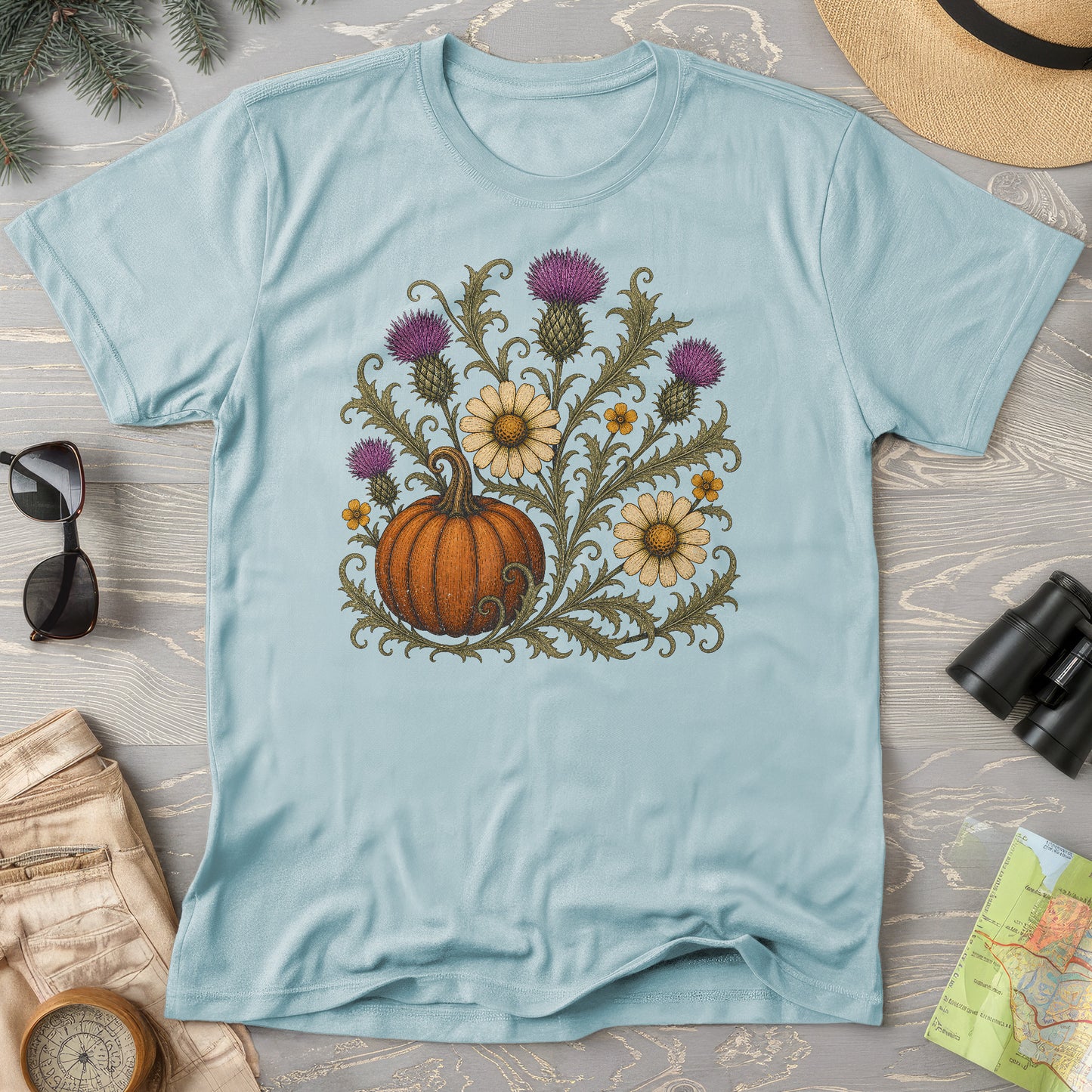 Pumpkin Thistles T-Shirt