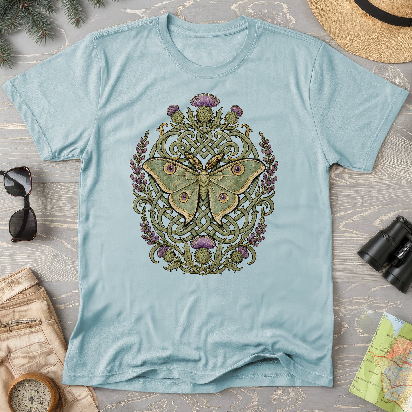 Emperor Moth Thistle T-Shirt