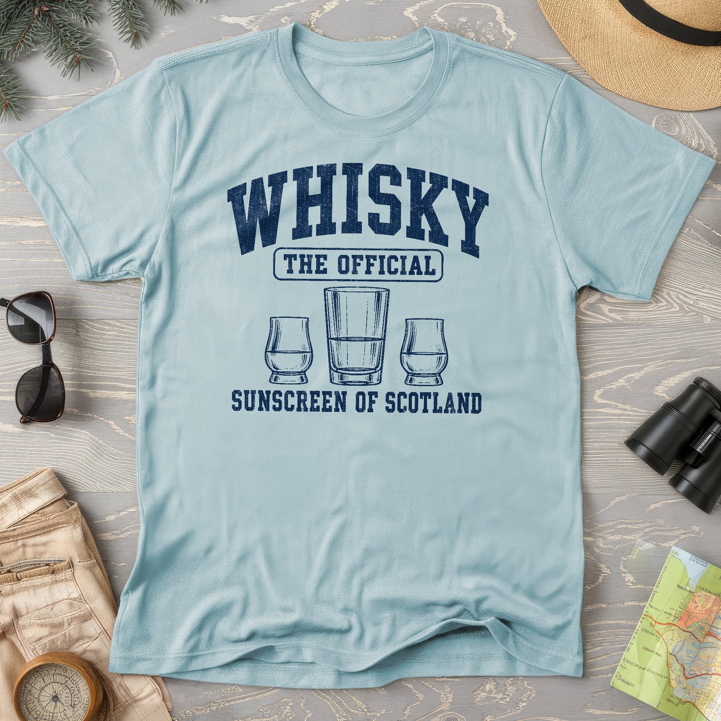 Whisky Scottish Sunscreen T-Shirt