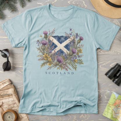 Botanical Scotland Flag T-Shirt