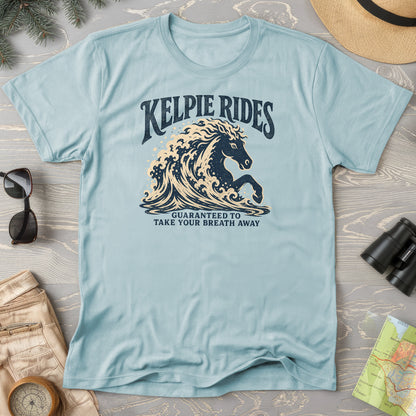 Kelpie Rides Retro T-Shirt