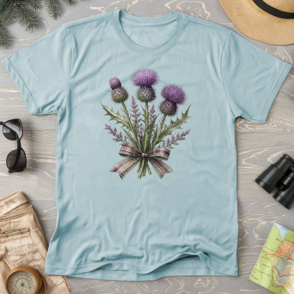 Thistle Bouquet Ribbon T-Shirt