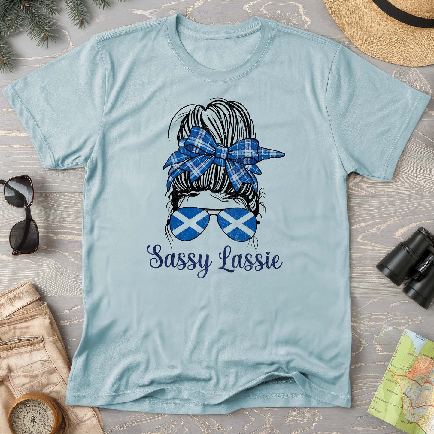 Scottish Sassy Lassy T-shirt