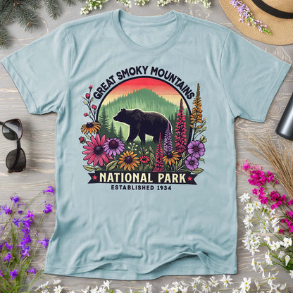 Great Smoky Mountains National Park "Wildflower" Comfort Colors T-Shirt