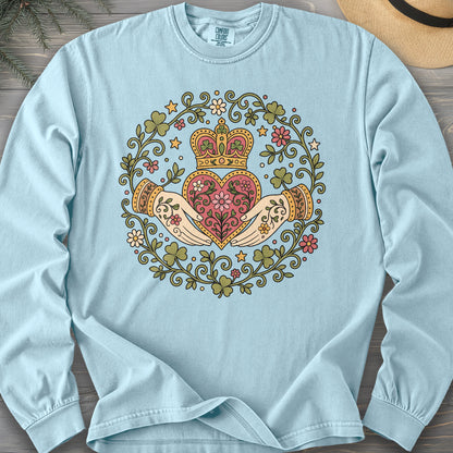 Claddagh Florals Long Sleeve Shirt