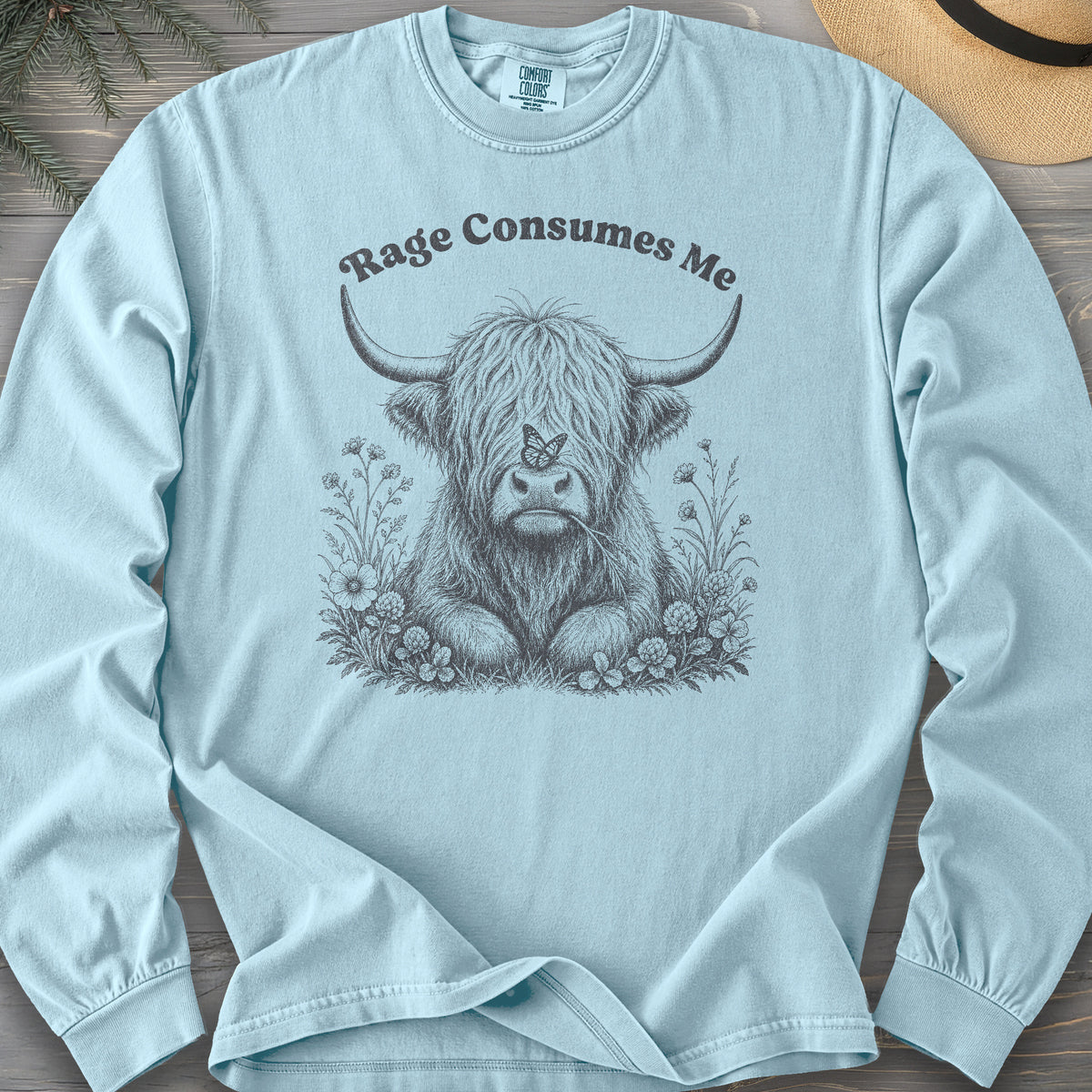 Raging Coo Monogram Long Sleeve Shirt