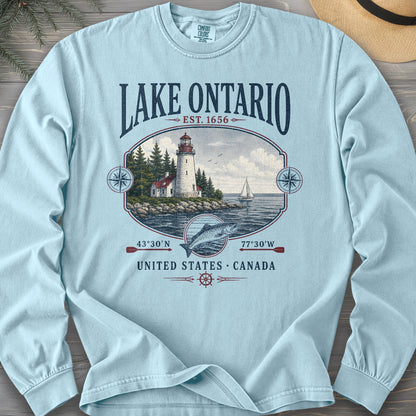 Lake Ontario Retro 90's Long Sleeve Shirt