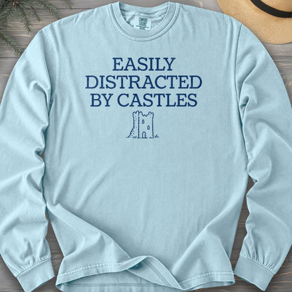 Distracted By Castles Comfort Colors 6014 Long Sleeve
